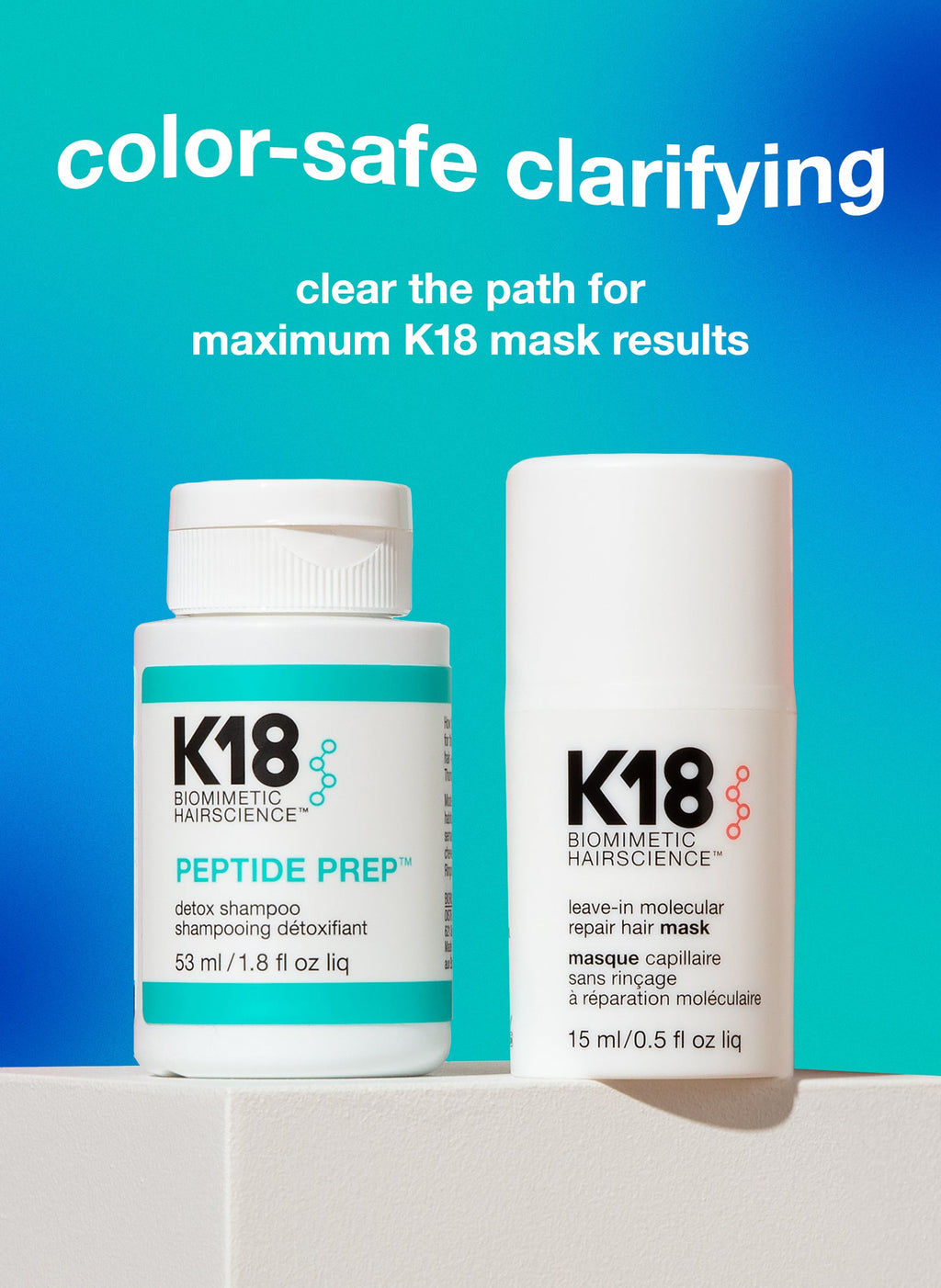 mini PEPTIDE PREP™ detox shampoo 1.8oz