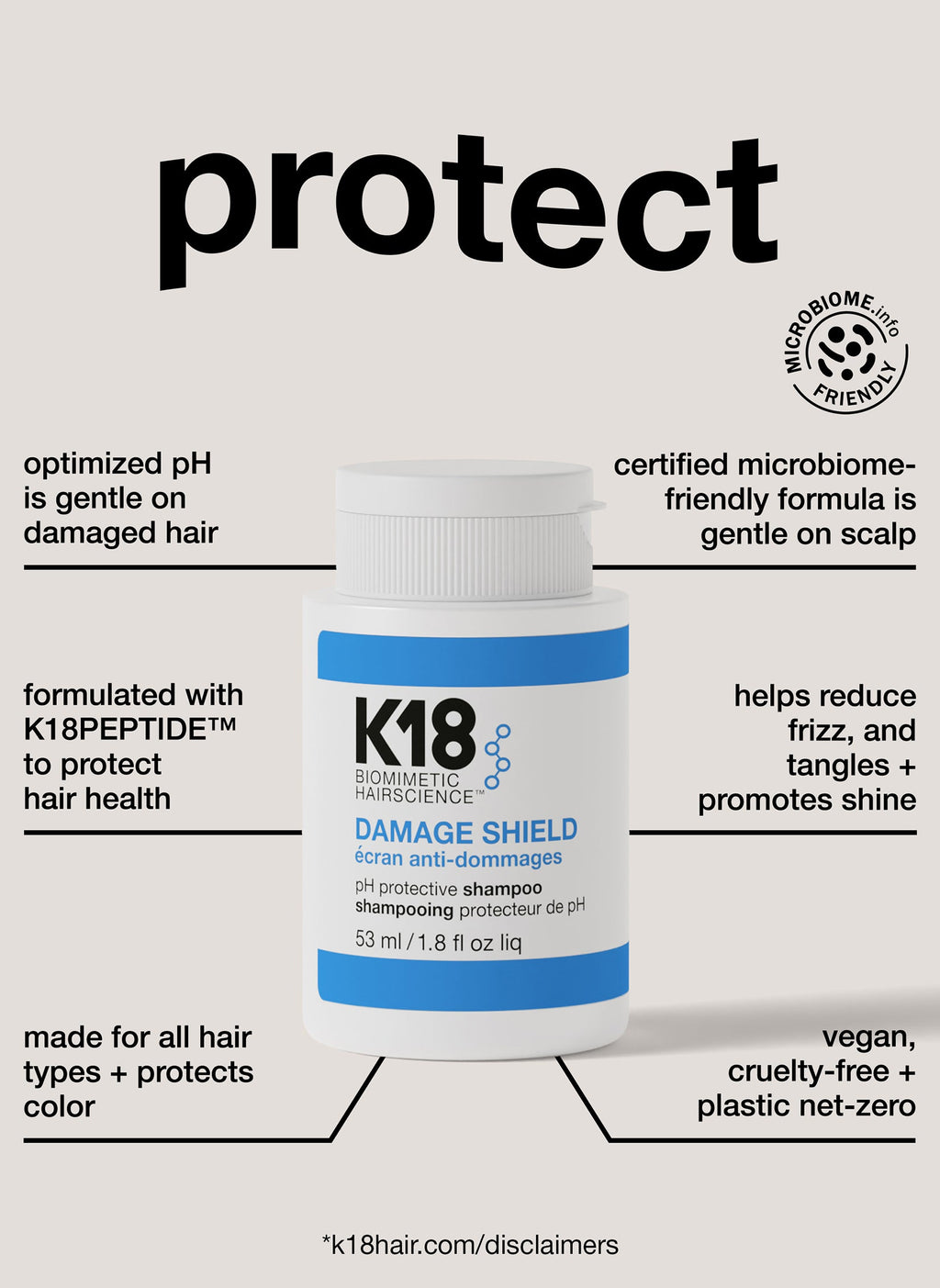 mini DAMAGE SHIELD protective shampoo 1.8oz